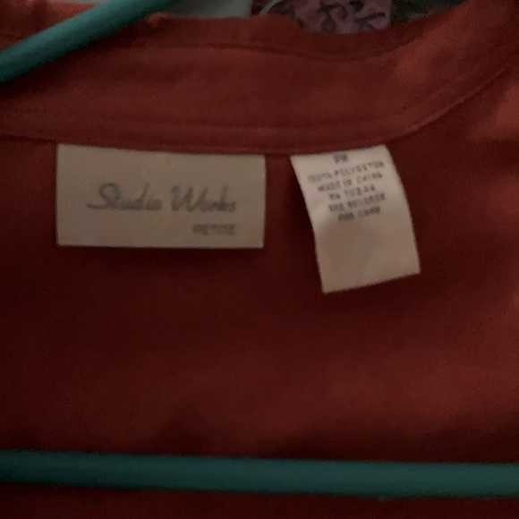Studio works Rust Blouse/jacket - Picture 4 of 4